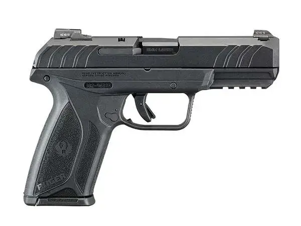 Ruger 3825 Security-9 Pro 9mm Luger 4" 15+1 Black Blued Steel Black Polymer Grip