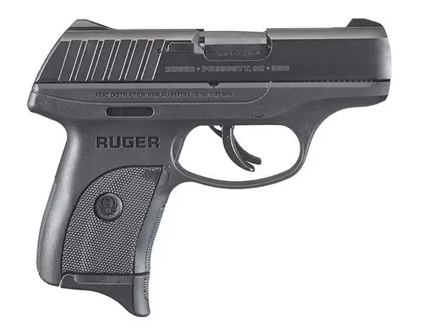 Ruger EC9s 9mm Luger DAO 3.12" 7+1 Black Grip Black Oxide Steel Slide