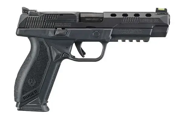 Ruger 8672 American 9mm Luger 5" 17+1 Black Black Wraparound Ergonomic Grip