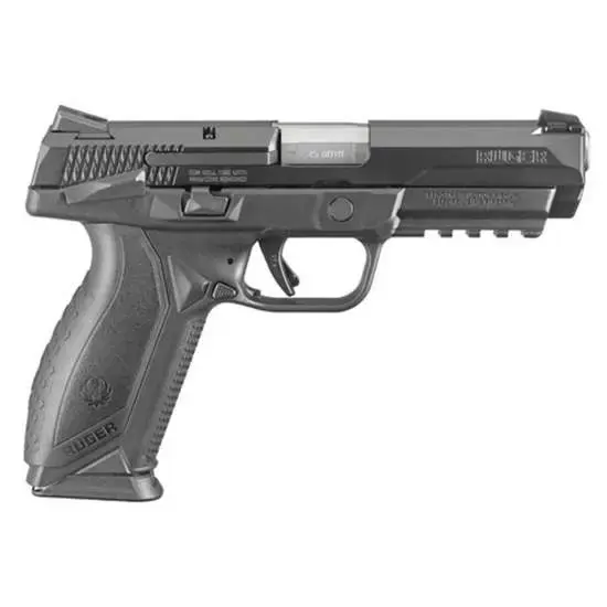 Ruger 8680 American Duty 45 ACP 4.50" 10+1 Black Polymer Wrap Around Ergonomic