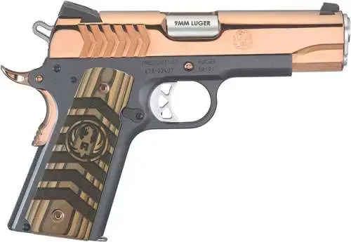 RUG SR1911 9MM ROSE GOLD 4.25 COMMANDER