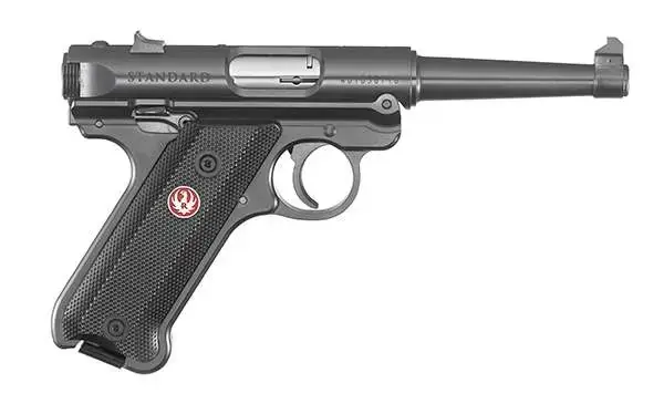 Ruger 40104 Mark IV Standard 22 LR 4.75" 10+1 Blued Black Checkered Polymer Fixed Sights