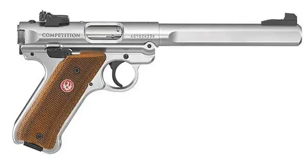 Ruger, Mark IV Competition, Semi-automatic, 22LR, 6.9" Slab Side Bull Barrel, St