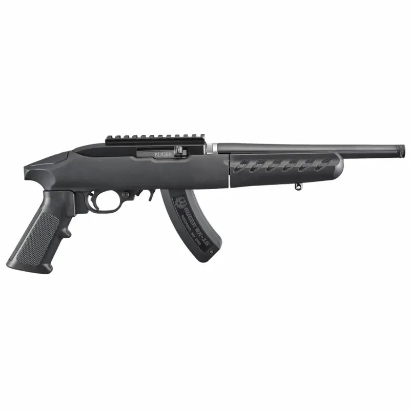 Ruger 4924 22 Charger Takedown 22 LR 10" 15+1 Matte Black Black Polymer Grip