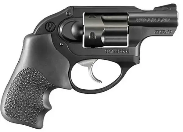 Ruger 5401 LCR DAO 38 Special 1.87" 5 Round Black Hogue Tamer Monogrip Grip Black
