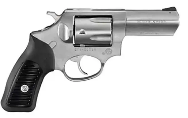 Ruger 5719 SP101 Standard 357 Mag 3.10" 5 Round Black Rubber w/Synthetic Insert Grip Stainless Steel