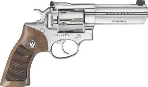 GP100 357MAG 4 HBBL POLISH SS