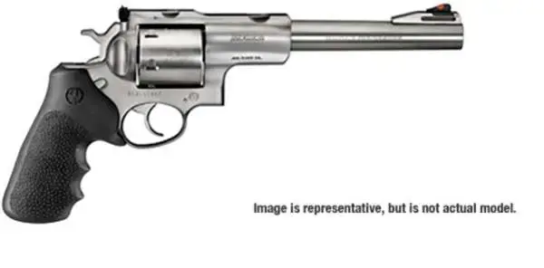 Ruger Super Redhawk Standard 480 Ruger 7.50" 6 Round Black Hogue Tamer Monogrip Grip Satin Stainless