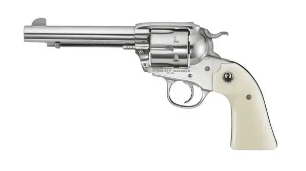 Ruger 5129 Vaquero Bisley 45 Colt (LC) 5.50" 6 Round Ivory Synthetic Grip Stainless Steel
