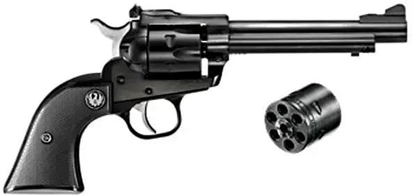 Ruger 0621 Single-Six Convertible 22LR /22 WMR 5.50" 6 Round Blued Black Rubber Grip