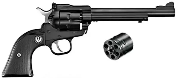 Ruger 0622 Single-Six Convertible 22LR /22 WMR 6.50" 6 Round Blued Black Rubber Grip