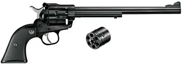 Ruger 0624 Single-Six Convertible 22LR /22 WMR 9.50" 6 Round Blued Black Rubber Grip