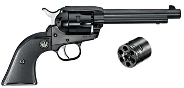 Ruger 0629 Single-Six Convertible 22LR /22 WMR 5.50" 6 Round Blued Black Rubber Grip