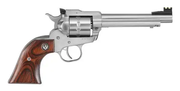 Ruger 0626 Single-Six Convertible 22LR /22 WMR 6.50" 6 Round Stainless Steel Rosewood Grip