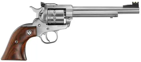 Ruger 8150 Single-Nine 22 WMR 6.50" 9 Round Hardwood Grip Satin Stainless