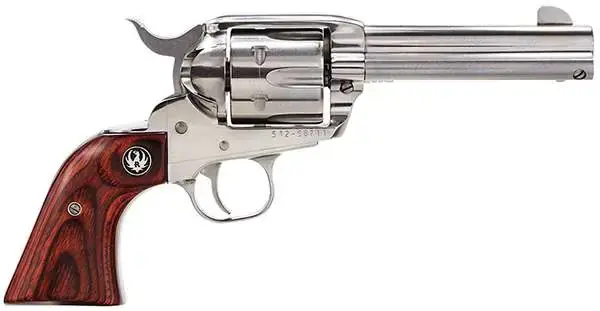 Ruger 5109 Vaquero 357 Mag 4.62" 6 Round Rosewood Grip Stainless Steel