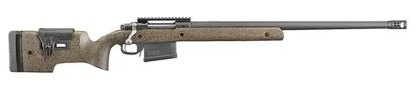 Ruger 47183 Hawkeye Long Range Target 300 Win Mag 5+1 26" Speckled Black/Brown Fixed w/Adjustable Comb Stock Matte Black Right Hand