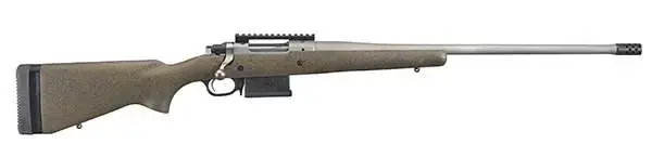 Ruger 47198 Hawkeye Long-Range Hunter 6.5 Creedmoor 5+1 22" Brown w/Black Speckles Matte Stainless Right Hand