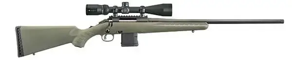 Ruger 26952 American Predator 204 Ruger 10+1 22" Moss Green Matte Black Right Hand