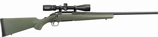 Ruger American 6.5 Creedmoor 4+1 22" Vortex Crossfire II 4-12x44mm Moss Green Matte Black Right Hand