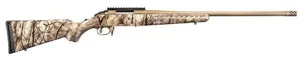 Ruger 26923 American 7mm-08 Rem 3+1 22" GoWild Camo I-M Brush Bronze Cerakote Right Hand