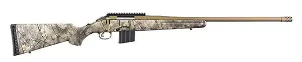 Ruger 26986 American 350 Legend 5+1 22" GoWild Camo I-M Brush Bronze Cerakote Right Hand