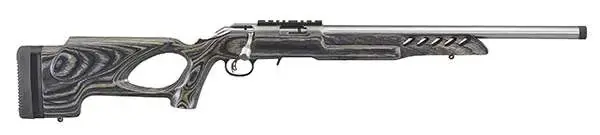 Ruger 8366 American Rimfire Target 22 LR 18" 10+1 Black Laminate Thumbhole Stock Satin Stainless