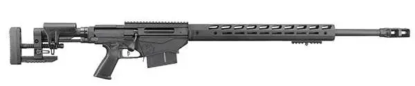Ruger 18080 Precision 338 Lapua Mag 26" 5+1 Black Hard Coat Anodized Left Side Folding Ruger Precision MSR Stock