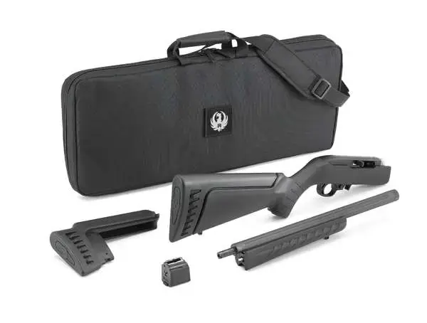 Ruger 10/22 Takedown 22 LR 10+1 16.12" Threaded/Fluted Barrel, Black Synthetic Modular Stock