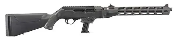 Ruger, PC Carbine, Semi-Automatic Rifle, 9MM, 16.12" Fluted Heavy Barrel, Black