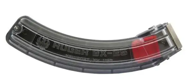 Ruger 90591 BX-25 22 LR Ruger 10/22 25rd Clear Detachable