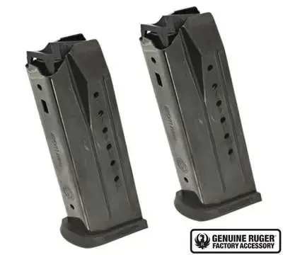 Ruger 90684 Security-9 Value Pack 9mm Luger 15rd Black Oxide Detachable 2 Per Pack