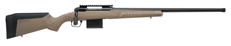 Savage 57491 110 Tactical 300 Win Mag 5+1 24" Flat Dark Earth Fixed AccuStock w/AccuFit Stock Matte Black Right Hand