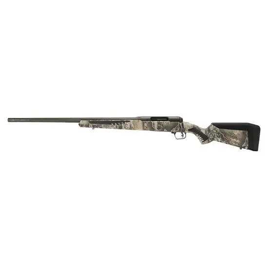 Savage 57755 110 Timberline 6.5 PRC 3+1 24" Realtree Excape Fixed AccuFit Stock OD Green Cerakote Left Hand