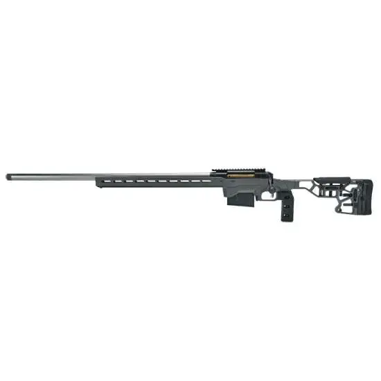 Savage 57701 110 Elite Precision 223 Rem 26" 10+1 Matte Black Receiver Matte Stainless Barrel Titanium Gray Cerakote Adjustable MDT ACC Aluminum Chassis Stock LH