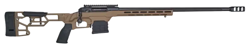 Savage 57563 10/110 Precision 308 Win 20" 10+1 Black Flat Dark Earth Cerakote Adjustable MDT ACC Aluminum Chassis Stock
