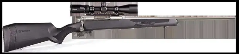 Savage 57596 110 Apex Storm XP 6.5 PRC 2+1 24" Matte Black Sporter Stock, Matte Stainless, Right Hand