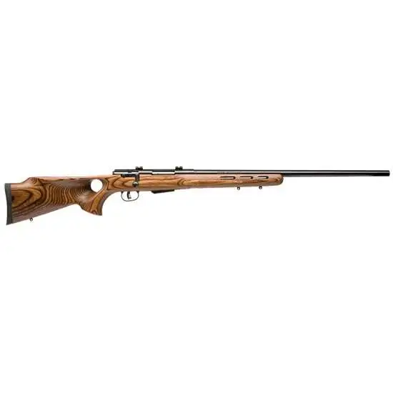 Savage 19739 25 Lightweight Varminter-T 17 Hornet 4+1 24" Natural Brown Fixed Thumbhole Stock Matte Black Right Hand