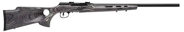Savage A22 Target 22 LR 10+1 22" Matte Black Fixed Thumbhole Stock Satin Black Right Hand