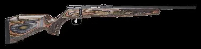 Savage 70249 B22 22 LR 10+1 18" Matte Forest Green Sporter Stock, Matte Black, Right Hand