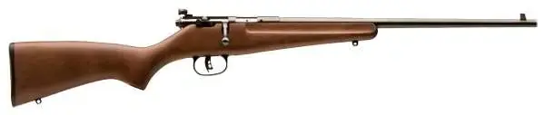Savage 13815 Rascal Youth 22 LR 16.10" Satin Hardwood Blued Right Youth/Compact Hand