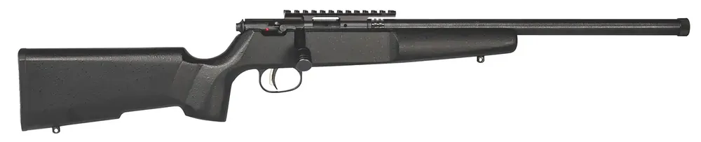 Savage 13823 Rascal Target 22 LR 1 16.13" Black Matte Blued Right Hand