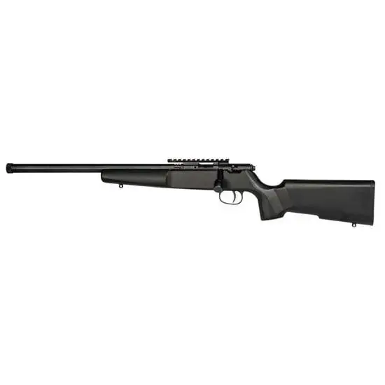 Savage 13836 Rascal Target XP 22 LR 1 16.13" Black Matte Blued Left Hand
