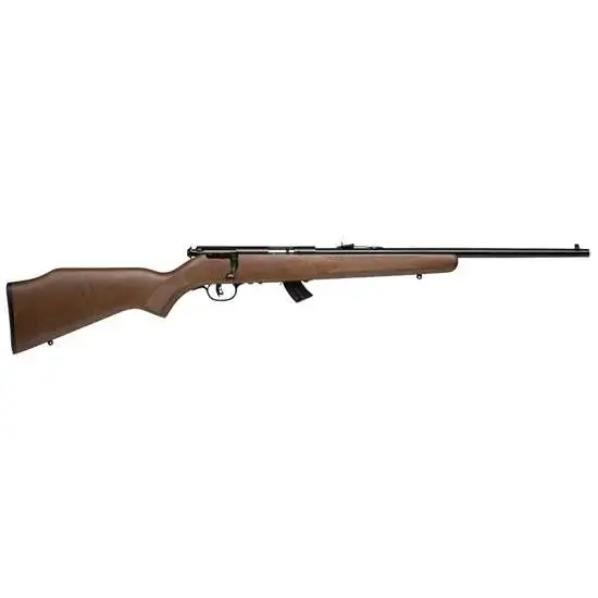 Savage 60703 Mark II GY 22 LR 10+1 19" Satin Hardwood Satin Blued Right Youth/Compact Hand