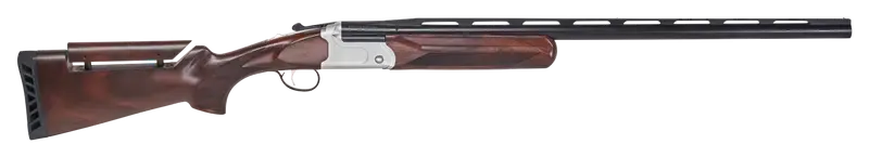 Stevens 23223 555 Trap 20 Gauge 30" 1 3" Silver Semi-Gloss Oiled Turkish Walnut Fixed w/Adjustable Comb Stock Ambidextrous Hand
