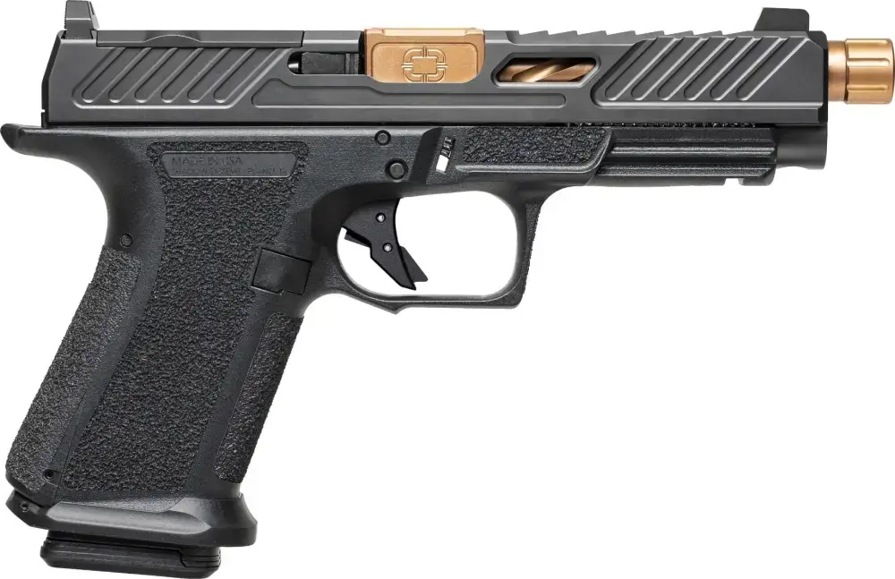SHAS MR920L 9MM BLK FRM EO SLIDE DLC BBL THRD