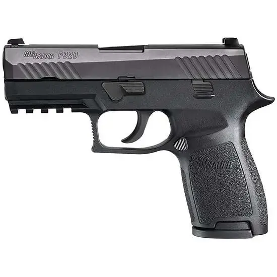 Sig Sauer 320C9B P320 Compact 9mm Luger 3.90" 15+1 Black Nitron Stainless Steel Black Polymer Grip