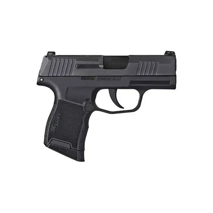 Sig Sauer 3659BXR3 P365 9mm Luger 3.10" 10+1 Black Nitron Black Polymer Grip