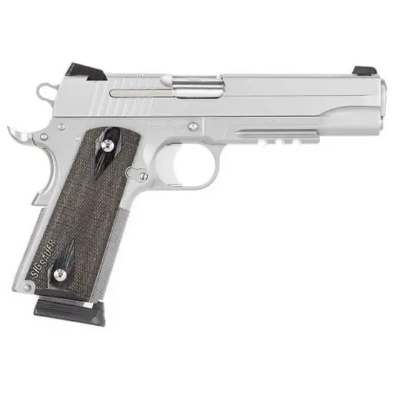 Sig Sauer 1911R45SSSCA 1911 Full Size *CA Compliant 45 ACP 5" 8+1 Stainless Steel Blackwood Grip