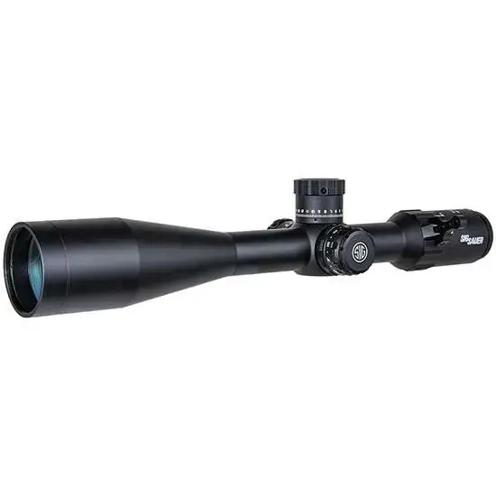 Sig Sauer Electro-Optics SOT46114 Tango4 6-24x 50mm Obj 14.70-3.70 ft @ 100 yds FOV 30mm Tube Black Finish Illuminated MRAD DEV-L (FFP)